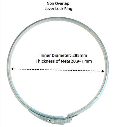 Pârghie reglabilă din oțel inoxidabil-Inel de blocare